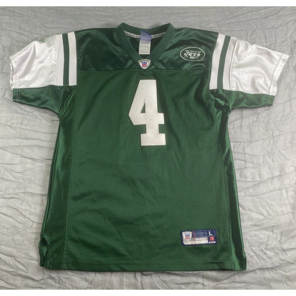 Jets Brett Favre Kids/ Youth Green Jersey Size 14/16